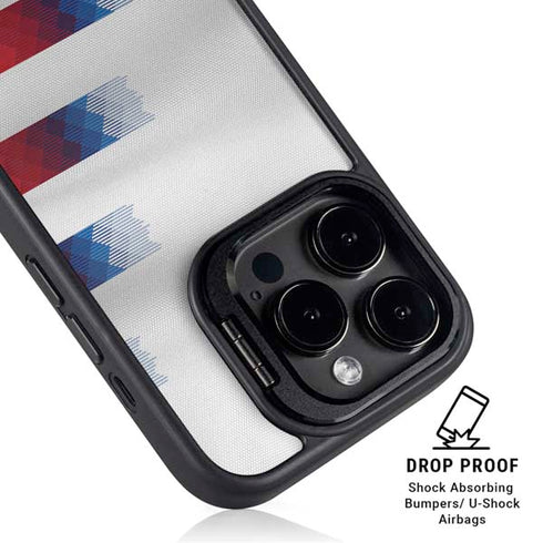 USA Soccer Flag iPhone 14 Pro Kickstand Case